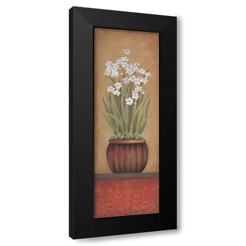 Paperwhites I Black Modern Wood Framed Art Print by 3 Bamboo Studio