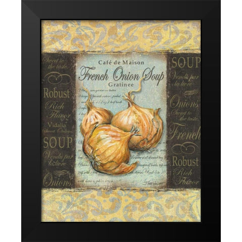 Gourmet I Black Modern Wood Framed Art Print by Williams, Todd