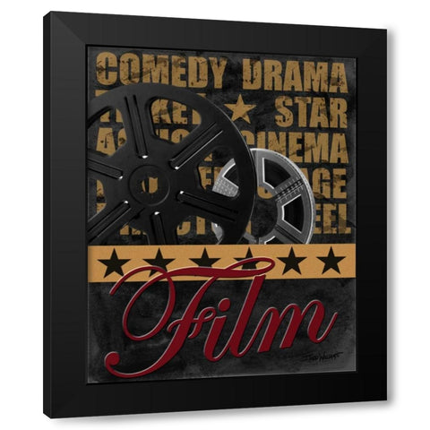 Film Black Modern Wood Framed Art Print with Double Matting by Williams, Todd