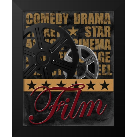 Film Black Modern Wood Framed Art Print by Williams, Todd