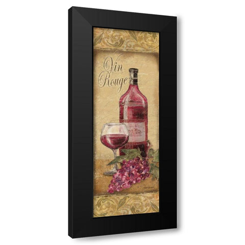 Vin Rouge Black Modern Wood Framed Art Print with Double Matting by Williams, Todd
