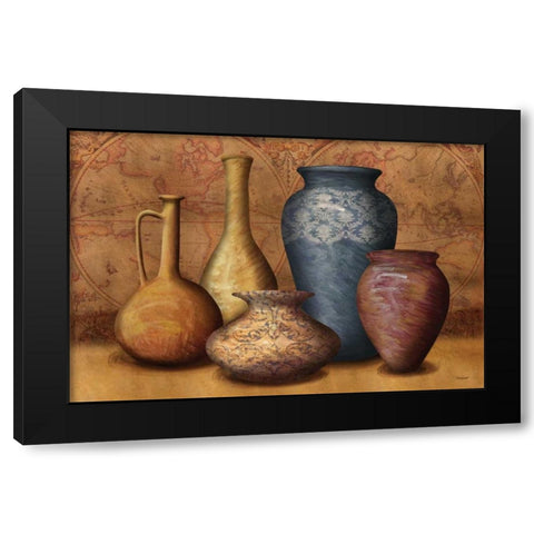 World Vessels Black Modern Wood Framed Art Print by Williams, Todd