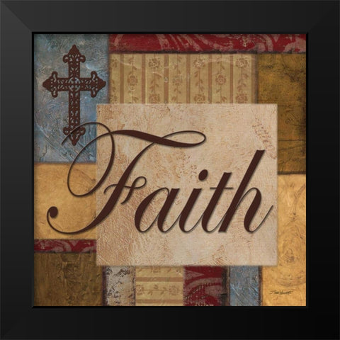 Faith Black Modern Wood Framed Art Print by Williams, Todd