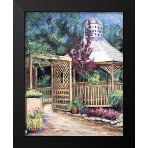 Garden Retreat II Black Modern Wood Framed Art Print by Williams, Todd
