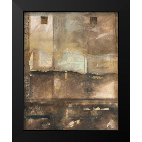 Nostalgia II Black Modern Wood Framed Art Print by Verbeek