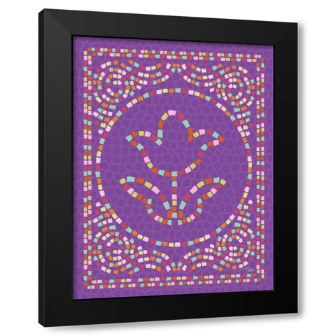 Macedonia Modern II Black Modern Wood Framed Art Print with Double Matting by Woo, Teresa