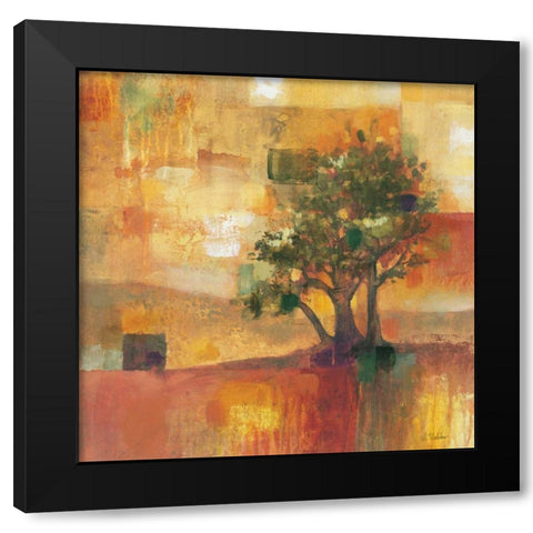 Harvest Light II Black Modern Wood Framed Art Print with Double Matting by Werbelow, Selina