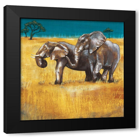 On the Plains IV Black Modern Wood Framed Art Print by Werbelow, Selina