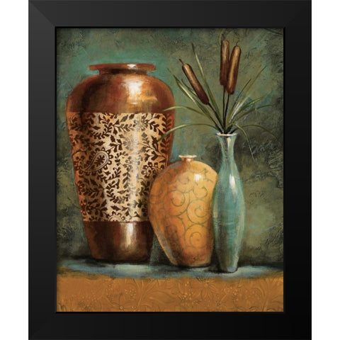 Persian Gardens I Black Modern Wood Framed Art Print by Werbelow, Selina