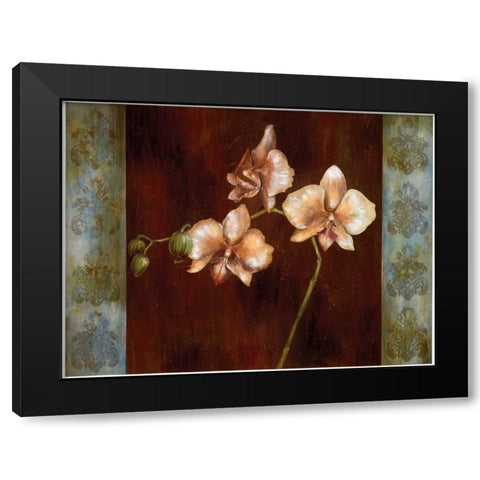 Greige II Black Modern Wood Framed Art Print with Double Matting by Werbelow, Selina