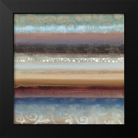Fusion I Black Modern Wood Framed Art Print by Werbelow, Selina