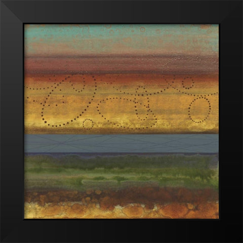 Bailando I Black Modern Wood Framed Art Print by Werbelow, Selina