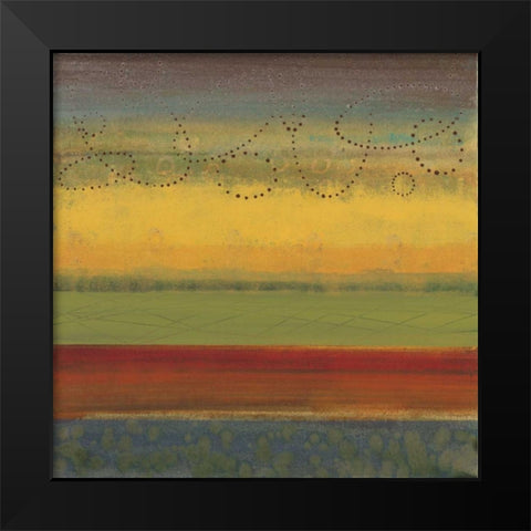 Bailando II Black Modern Wood Framed Art Print by Werbelow, Selina