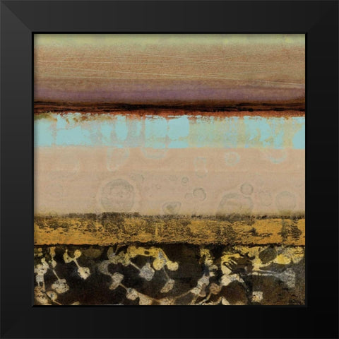 Elemental I Black Modern Wood Framed Art Print by Werbelow, Selina