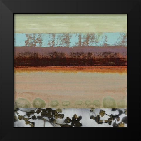 Elemental II Black Modern Wood Framed Art Print by Werbelow, Selina