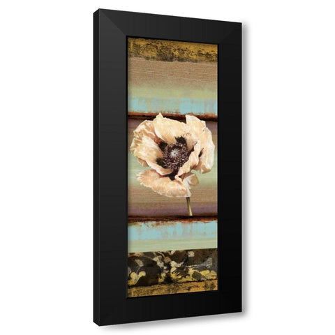 Elemental Poppy I Black Modern Wood Framed Art Print with Double Matting by Werbelow, Selina