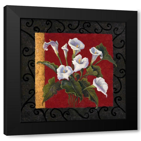 Classique I Black Modern Wood Framed Art Print by Wacaster, Linda