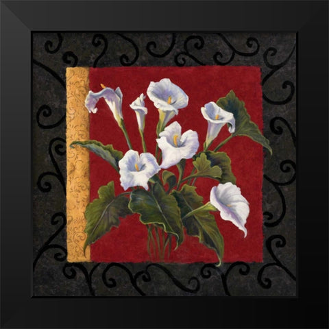 Classique I Black Modern Wood Framed Art Print by Wacaster, Linda