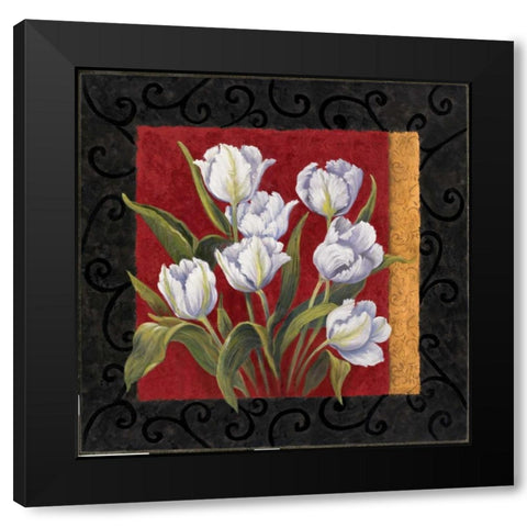 Classique II Black Modern Wood Framed Art Print with Double Matting by Wacaster, Linda