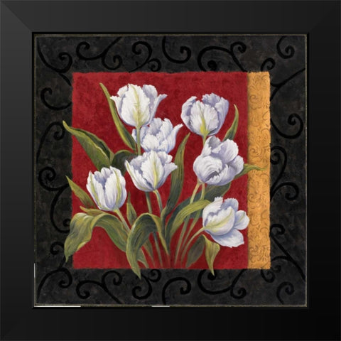 Classique II Black Modern Wood Framed Art Print by Wacaster, Linda