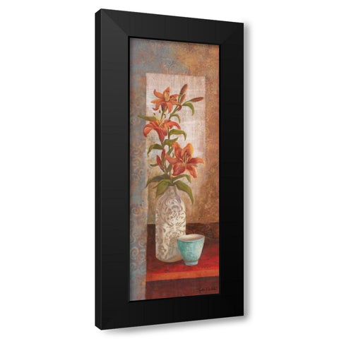 Spiced Jewels I Black Modern Wood Framed Art Print with Double Matting by Wacaster, Linda