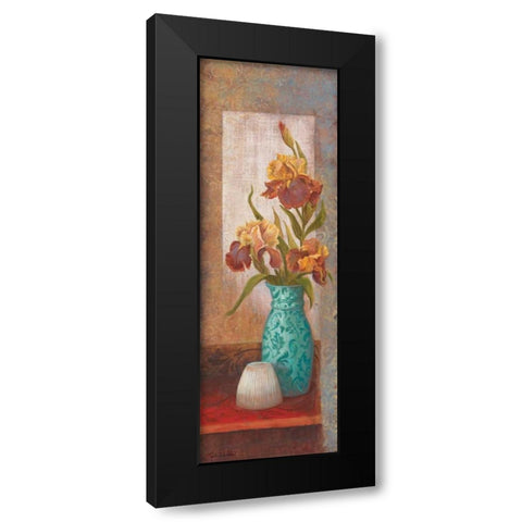 Spiced Jewels II Black Modern Wood Framed Art Print with Double Matting by Wacaster, Linda