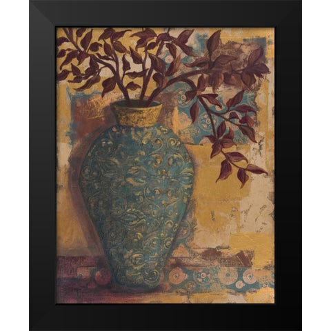 Autumn Arranged I Black Modern Wood Framed Art Print by Wacaster, Linda