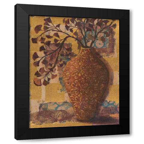 Autumn Arranged II Black Modern Wood Framed Art Print by Wacaster, Linda