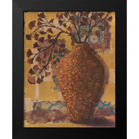 Autumn Arranged II Black Modern Wood Framed Art Print by Wacaster, Linda