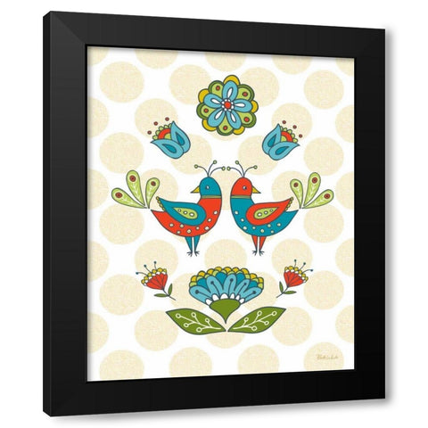 Dutch Treat I Black Modern Wood Framed Art Print with Double Matting by White, Betz