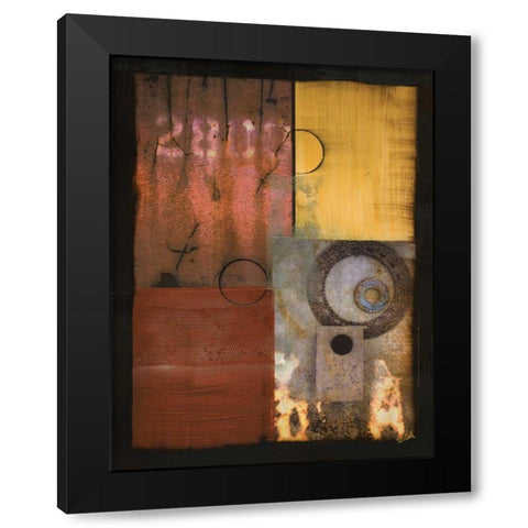 Invention I Black Modern Wood Framed Art Print by Zelda