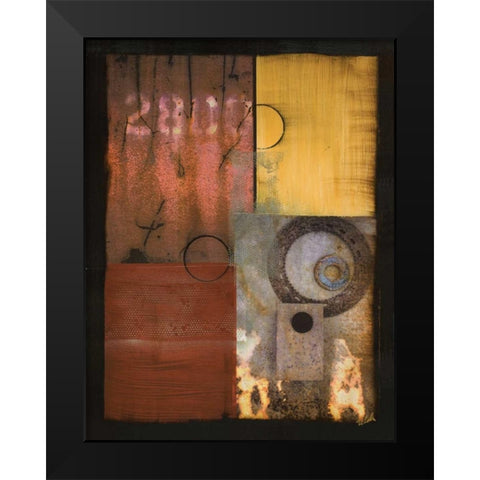 Invention I Black Modern Wood Framed Art Print by Zelda