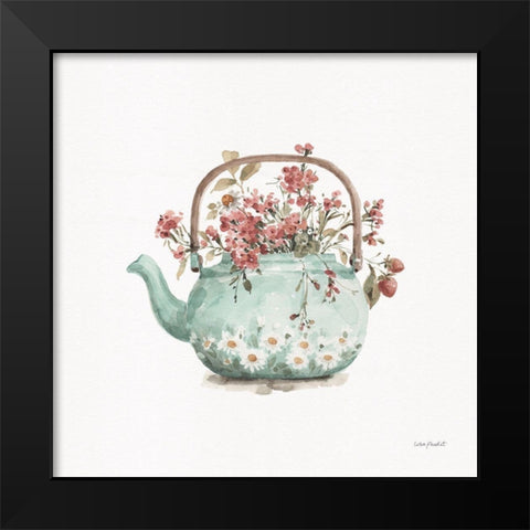Garden Tea 03 Black Modern Wood Framed Art Print by Audit, Lisa