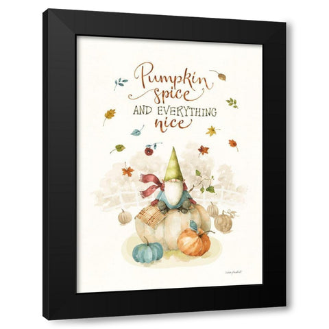 Pumpkin Patch V Black Modern Wood Framed Art Print by Audit, Lisa