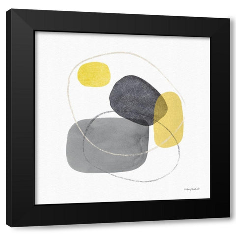 Radiance 03 Black Modern Wood Framed Art Print with Double Matting by Audit, Lisa