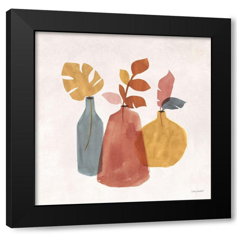Terracotta 02 Black Modern Wood Framed Art Print with Double Matting by Audit, Lisa
