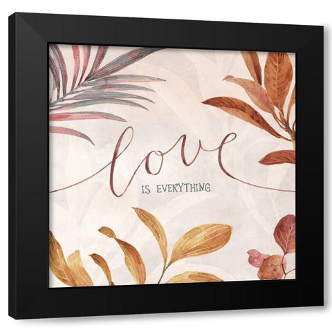 Terra 07 Black Modern Wood Framed Art Print with Double Matting by Audit, Lisa