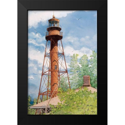 Sanibel Island, Florida Black Modern Wood Framed Art Print by Rizzo, Gene