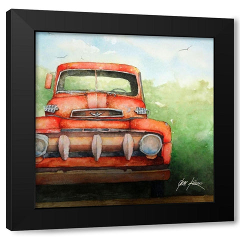 Fadin Ford Black Modern Wood Framed Art Print with Double Matting by Rizzo, Gene