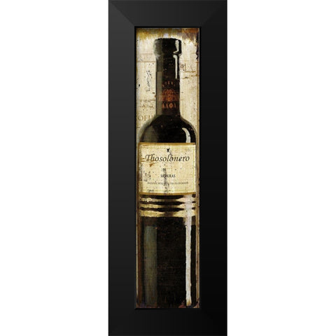 European Sample II-d Black Modern Wood Framed Art Print by Art Licensing Studio