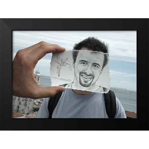 Pencil Vs Camera 25 - Fairy Black Modern Wood Framed Art Print by Heine, Ben