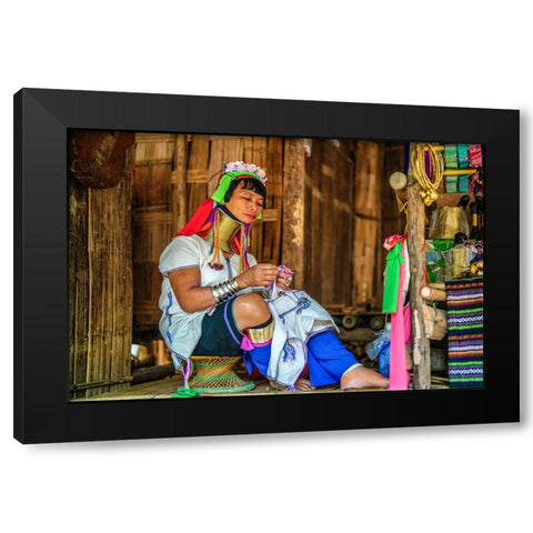 Thailand - 5 Black Modern Wood Framed Art Print with Double Matting by Heine, Ben