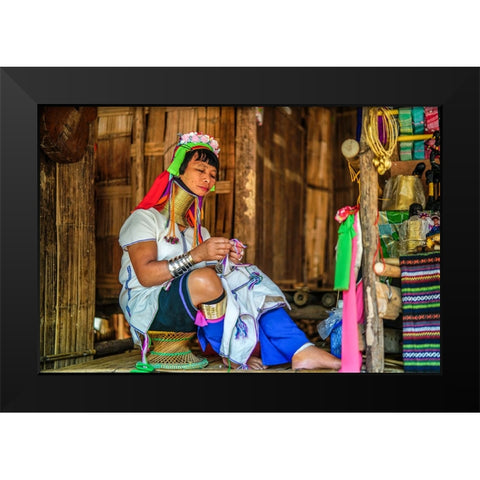 Thailand - 5 Black Modern Wood Framed Art Print by Heine, Ben