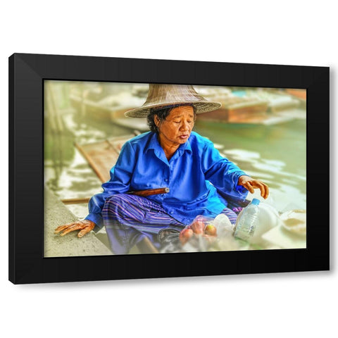 Thailand - 113 Black Modern Wood Framed Art Print with Double Matting by Heine, Ben