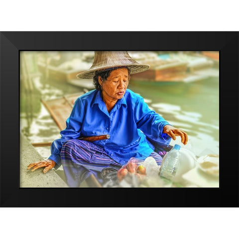 Thailand - 113 Black Modern Wood Framed Art Print by Heine, Ben