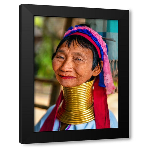 Thailand - 137 Black Modern Wood Framed Art Print with Double Matting by Heine, Ben