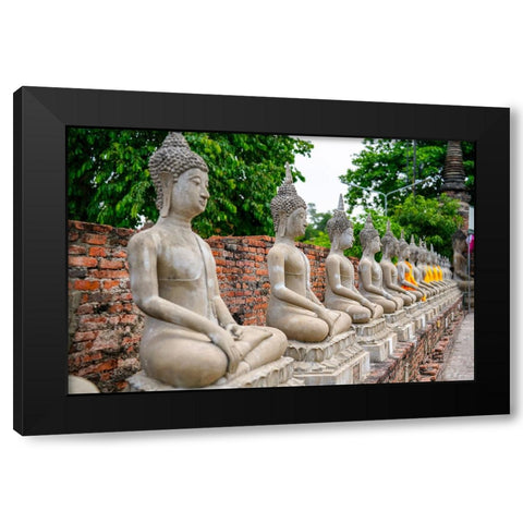 Thailand - 142 Black Modern Wood Framed Art Print with Double Matting by Heine, Ben