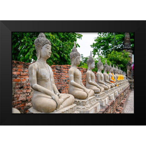 Thailand - 142 Black Modern Wood Framed Art Print by Heine, Ben