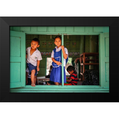 Thailand - 172 Black Modern Wood Framed Art Print by Heine, Ben