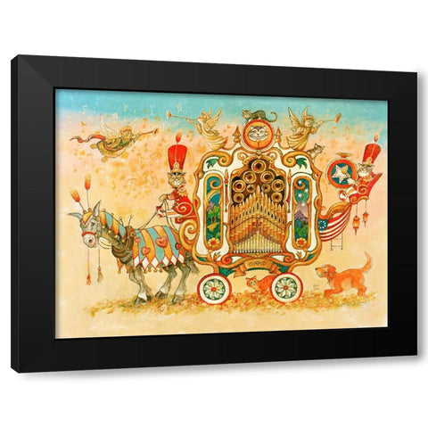 33 Black Modern Wood Framed Art Print with Double Matting by Bell, Bill